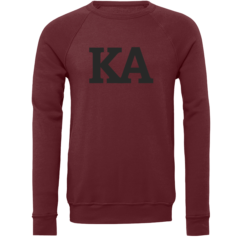 Kappa Alpha Lettered Crewneck Sweatshirts