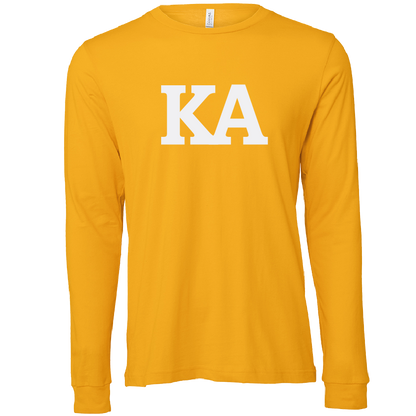 Kappa Alpha Lettered Long Sleeve T-Shirts