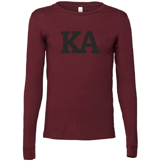 Kappa Alpha Lettered Long Sleeve T-Shirts