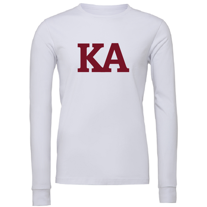 Kappa Alpha Lettered Long Sleeve T-Shirts