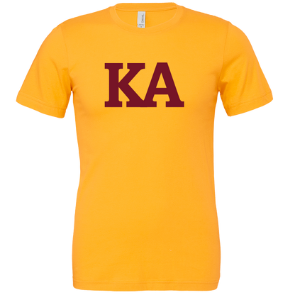 Kappa Alpha Lettered Short Sleeve T-Shirts