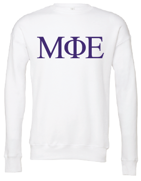 Mu Phi Epsilon Crewneck Sweatshirts