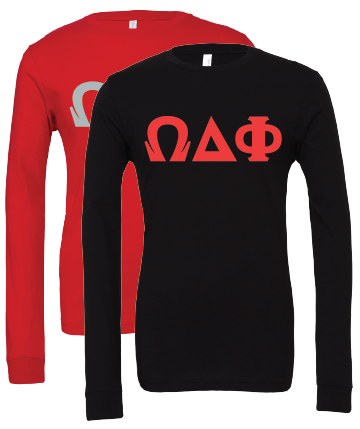 Omega Delta Phi Long Sleeve T-Shirts