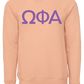 Omega Phi Alpha Crewneck Sweatshirts