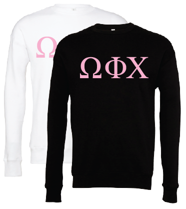 Omega Phi Chi Crewneck Sweatshirts