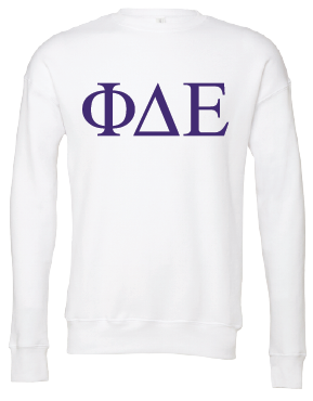 Phi Delta Epsilon Crewneck Sweatshirts Greek Graduate