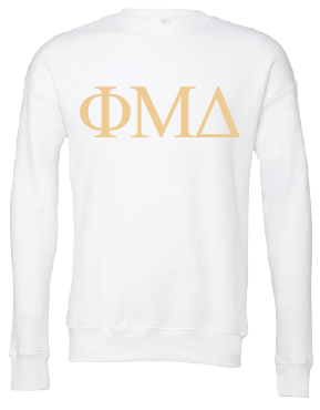 Phi Mu Delta Crewneck Sweatshirts