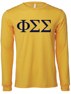 Phi Sigma Sigma Long Sleeve T-Shirts