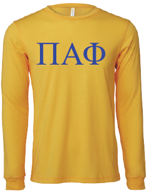 Pi Alpha Phi Long Sleeve T-Shirts