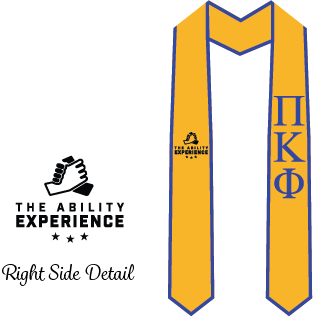 Pi Kappa Phi "The Ability Experience" Graduation Stoles