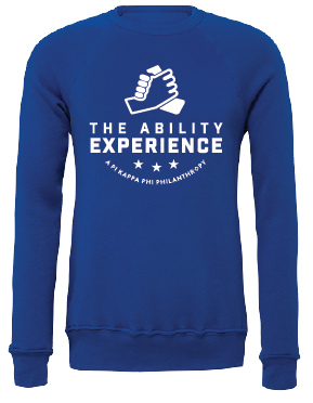 Pi Kappa Phi "The Ability Experience" Crewneck Sweatshirts