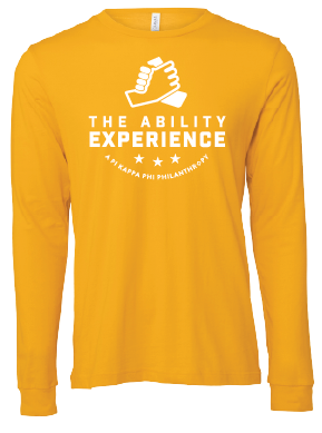 Pi Kappa Phi "The Ability Experience" Long Sleeve T-Shirts