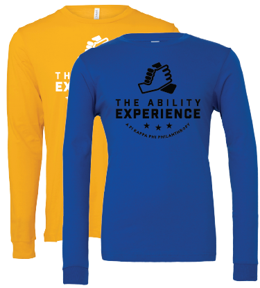 Pi Kappa Phi "The Ability Experience" Long Sleeve T-Shirts