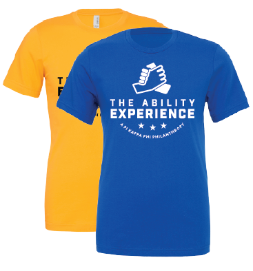 Pi Kappa Phi "The Ability Experience" Short Sleeve T-Shirts