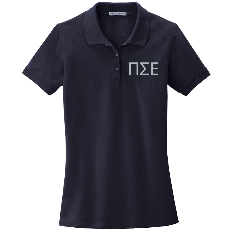 Pi Sigma Epsilon Ladies' Embroidered Polo Shirt