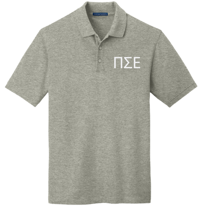 Pi Sigma Epsilon Men's Embroidered Polo Shirt