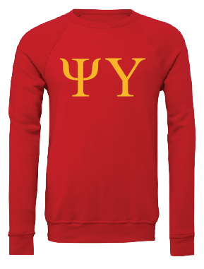 Psi Upsilon Crewneck Sweatshirts