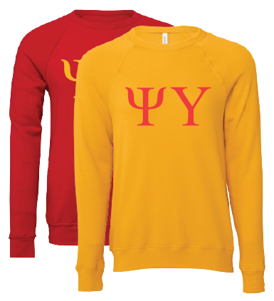 Psi Upsilon Crewneck Sweatshirts