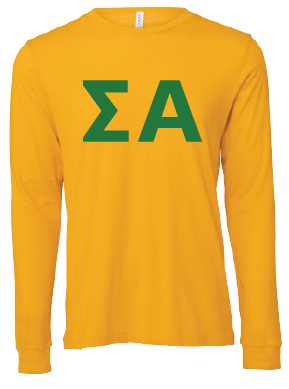 Sigma Alpha Long Sleeve T-Shirts