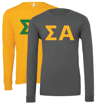 Sigma Alpha Long Sleeve T-Shirts