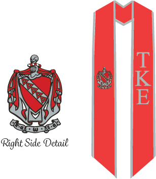 Tau Kappa Epsilon Graduation Stoles