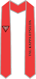 Tau Kappa Epsilon Graduation Stoles