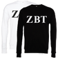 Zeta Beta Tau Crewneck Sweatshirts