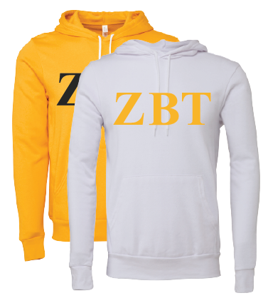 Zeta Beta Tau Hooded Sweatshirts