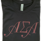 Alpha Sigma Alpha Long Sleeve T-Shirts